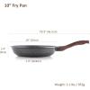 imageSENSARTE 125 Inch Nonstick Frying Pan Skillet Swiss Granite Coating Omelette Pan Healthy Stone Cookware PFOA FreeGray