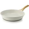 imageSENSARTE 125 Inch Nonstick Frying Pan Skillet Swiss Granite Coating Omelette Pan Healthy Stone Cookware PFOA FreeWhite