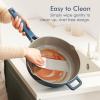 imageSENSARTE Ceramic Cookware Set Nontoxic 14 Pcs Nonstick Pots and Pans Set Dishwasher Safe Induction Cookware Healthy Kitchen Cooking Set PFOAPFASPTFE FreeVelvet Blue