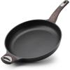 imageSENSARTE Ceramic Nonstick Frying Pan Small Skillet 8Inch Non Stick Omelette Pans Nontoxic Healthy Kitchen Cooking Chefs Pan Free of Intentionally Added PFOAPFASPTFE Induction Compatible TaupeDark Black