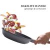 imageSENSARTE Nonstick Cookware Set 23Piece Non Stick Pots and Pans Set with Swiss Granite Coating Healthy Kitchen Cooking Set StayCool HandlesGray