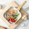 imageSENSARTE Nonstick Cookware Set 23Piece Non Stick Pots and Pans Set with Swiss Granite Coating Healthy Kitchen Cooking Set StayCool HandlesWhite