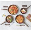 imageSENSARTE Nonstick Frying Pan Skillet Granite Coating Omelette Pan Healthy Stone Cookware Chefs Pan PFOA Free Toffee Brown 8 Inch