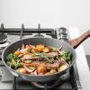 imageSENSARTE Nonstick Frying Pan Skillets Swiss Granite Coating Omelette Pans Healthy Cookware Chefs Pan Free of Intentionally Added PFOA 9511125 InchGray