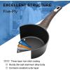 imageSENSARTE Nonstick Sauce Pan with Glass Lid Saucepan for Stove Top Healthy Nonstick Pot with Lid Small Soup Pan Milk Pan PFOA Free 15 Quart