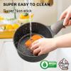 imageSENSARTE Nonstick Sauce Pan with Glass Lid Saucepan for Stove Top Healthy Nonstick Pot with Lid Small Soup Pan Milk Pan PFOA Free 15 Quart