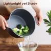 imageSENSARTE Nonstick Stock Pot with Lid 45 Quart Induction Cooking Pot with Tempered Glass Lid Stew Pot with Swiss Nonstick Granite Coating PFOA PFOS APEO Free GrayGray