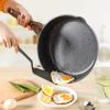 imageSENSARTE Frying Pan Bakelite Handle Repalcement Only Compatible Classic Granite Series Frying Pans 951011125Inch and Saute PansDark Brown