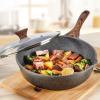 imageSENSARTE Frying Pan Bakelite Handle Repalcement Only Compatible Classic Granite Series Frying Pans 951011125Inch and Saute PansDark Brown