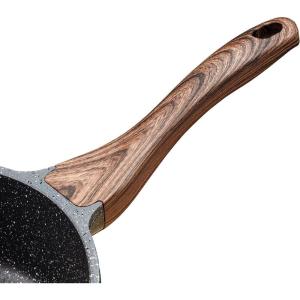 imageSENSARTE Frying Pan Bakelite Handle Repalcement Only Compatible Classic Granite Series Frying Pans 951011125Inch and Saute PansDark Brown