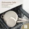 imageSENSARTE Ceramic Cookware Set Nontoxic 14 Pcs Nonstick Pots and Pans Set Dishwasher Safe Induction Cookware Healthy Kitchen Cooking Set PFOAPFASPTFE FreeVelvet White
