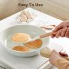 imageSENSARTE Kitchen Utensils 2Piece Silicone Cooking Utensils Silicone Spatula and Ladle with Wooden Handle White
