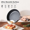image:imageSENSARTE Ceramic Cookware Sets Pots and Pans Set Non stick 14 Piece Induction Cookware Non toxic Healthy Non Stick Kitchen Cooking Set with Frying Pans Set PFAS PTFE PFOA PFOS FreeClassic Black