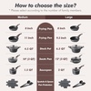 image:imageSENSARTE Ceramic Cookware Sets Pots and Pans Set Non stick 14 Piece Induction Cookware Non toxic Healthy Non Stick Kitchen Cooking Set with Frying Pans Set PFAS PTFE PFOA PFOS FreeClassic Black