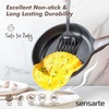 image:imageSENSARTE Ceramic Cookware Sets Pots and Pans Set Non stick 14 Piece Induction Cookware Non toxic Healthy Non Stick Kitchen Cooking Set with Frying Pans Set PFAS PTFE PFOA PFOS FreeClassic Black