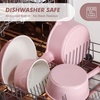 image:imageSENSARTE Ceramic Nonstick Saucepan with Lid 15 Quarts Small Kitchen Cooking Pot with Stay Cool Handle Induction Compatible Ceramic Coating Free of Intentionally Added PTFEPFOAPFAS GreenSakura Pink