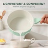 image:imageSENSARTE Ceramic Nonstick Saucepan with Lid 15 Quarts Small Kitchen Cooking Pot with Stay Cool Handle Induction Compatible Ceramic Coating Free of Intentionally Added PTFEPFOAPFAS GreenMint Green