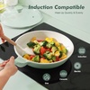 image:imageSENSARTE Nonstick Ceramic Frying Pan Skillet 8 Inch Omelet Pan Healthy Non Toxic Chef Pan Induction Egg Pan with Heat Resistant Handle Dishwasher Safe PFASFree GreenMint Green