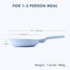 image:imageSENSARTE Nonstick Ceramic Frying Pan Skillet 8 Inch Omelet Pan Healthy Non Toxic Chef Pan Induction Egg Pan with Heat Resistant Handle Dishwasher Safe PFASFree GreenGlacier Blue