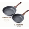 image:imageSENSARTE Nonstick Ceramic Frying Pan Skillet 8 Inch Omelet Pan Healthy Non Toxic Chef Pan Induction Egg Pan with Heat Resistant Handle Dishwasher Safe PFASFree GreenGray