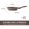image:imageSENSARTE Nonstick Ceramic Frying Pan Skillet 8 Inch Omelet Pan Healthy Non Toxic Chef Pan Induction Egg Pan with Heat Resistant Handle Dishwasher Safe PFASFree GreenToffee Brown