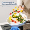 image:imageSENSARTE Nonstick Ceramic Frying Pan Skillet 8 Inch Omelet Pan Healthy Non Toxic Chef Pan Induction Egg Pan with Heat Resistant Handle Dishwasher Safe PFASFree GreenGlacier Blue