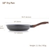 image:imageSENSARTE Nonstick Ceramic Frying Pan Skillet 8 Inch Omelet Pan Healthy Non Toxic Chef Pan Induction Egg Pan with Heat Resistant Handle Dishwasher Safe PFASFree GreenGray