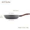 image:imageSENSARTE Nonstick Ceramic Frying Pan Skillet 8 Inch Omelet Pan Healthy Non Toxic Chef Pan Induction Egg Pan with Heat Resistant Handle Dishwasher Safe PFASFree GreenGray