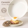 image:imageSENSARTE Nonstick Ceramic Frying Pan Skillet 8 Inch Omelet Pan Healthy Non Toxic Chef Pan Induction Egg Pan with Heat Resistant Handle Dishwasher Safe PFASFree GreenAntique White