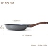 image:imageSENSARTE Nonstick Ceramic Frying Pan Skillet 8 Inch Omelet Pan Healthy Non Toxic Chef Pan Induction Egg Pan with Heat Resistant Handle Dishwasher Safe PFASFree GreenGray