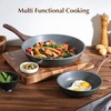 image:imageSENSARTE Nonstick Ceramic Frying Pan Skillet 8 Inch Omelet Pan Healthy Non Toxic Chef Pan Induction Egg Pan with Heat Resistant Handle Dishwasher Safe PFASFree GreenGray