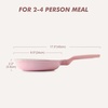 image:imageSENSARTE Nonstick Ceramic Frying Pan Skillet 8 Inch Omelet Pan Healthy Non Toxic Chef Pan Induction Egg Pan with Heat Resistant Handle Dishwasher Safe PFASFree GreenSakura Pink