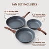 image:imageSENSARTE Nonstick Frying Pan Skillets Swiss Granite Coating Omelette Pans Healthy Cookware Chefs Pans Free of Intentionally Added PFOA 1012 InchGray