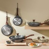 image:imageSENSARTE Nonstick Frying Pan Skillets Swiss Granite Coating Omelette Pans Healthy Cookware Chefs Pans Free of Intentionally Added PFOA 1012 InchGray