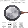 image:imageSENSARTE Nonstick Frying Pan Skillets Swiss Granite Coating Omelette Pans Healthy Cookware Chefs Pans Free of Intentionally Added PFOA 1012 InchGray
