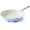 image:imageSENSARTE Nonstick Ceramic Frying Pan Skillet 8 Inch Omelet Pan Healthy Non Toxic Chef Pan Induction Egg Pan with Heat Resistant Handle Dishwasher Safe PFASFree GreenGlacier Blue