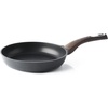 image:imageSENSARTE Nonstick Frying Pan Skillet Egg pan Omelette Pan Healthy Cookware Chefs Pan PFOA Free 95 Inch TaupeClassic Black