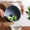 image:imageSENSARTE Ceramic Nonstick Stock Pot with Lid 45 Quart Induction Cooking Pot with Tempered Glass Lid Stew Pot for Soup and Oatmeal Pasta Casserole PFOA PFAS PTFE Free Creamy WhiteGray