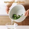 image:imageSENSARTE Ceramic Nonstick Stock Pot with Lid 45 Quart Induction Cooking Pot with Tempered Glass Lid Stew Pot for Soup and Oatmeal Pasta Casserole PFOA PFAS PTFE Free Creamy WhiteWhite