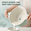 image:imageSENSARTE Ceramic Nonstick Stock Pot with Lid 45 Quart Induction Cooking Pot with Tempered Glass Lid Stew Pot for Soup and Oatmeal Pasta Casserole PFOA PFAS PTFE Free Creamy WhiteMint Green